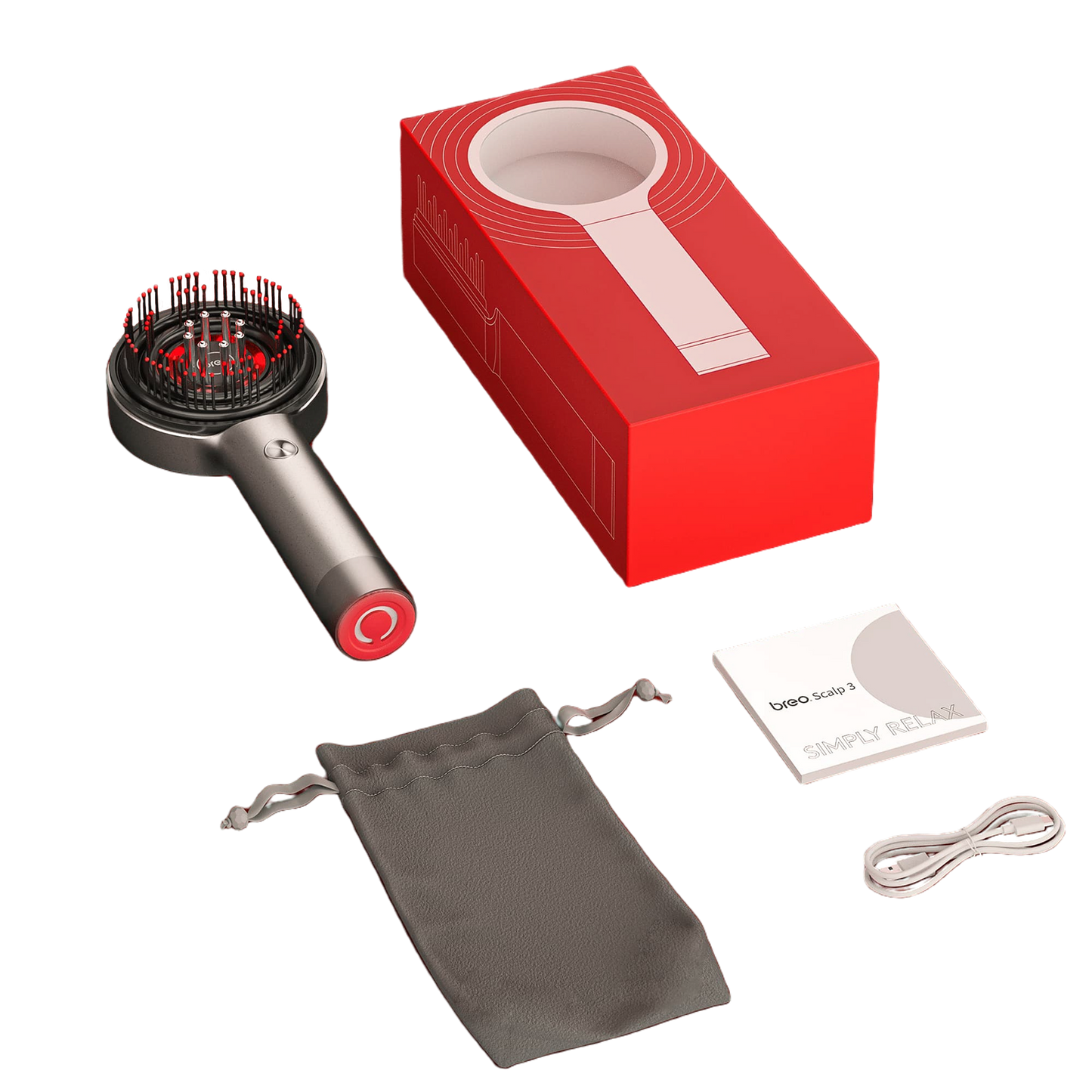 VELISSE Red Light Scalp Massager | 5-Minute Scalp Care