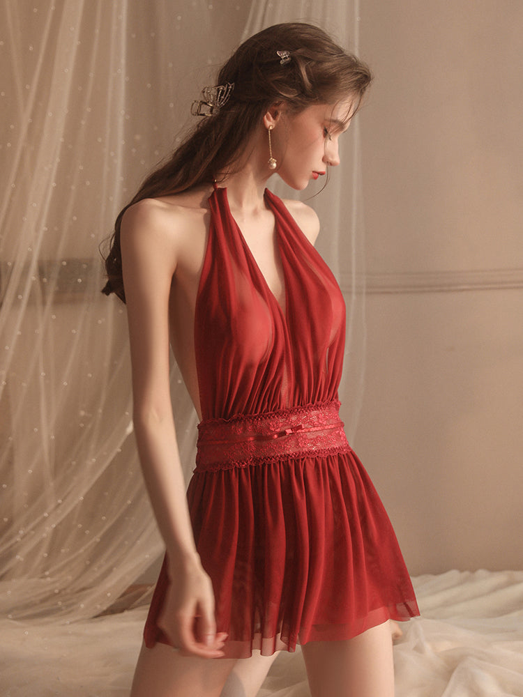 G-630   Classical breathable chiffon dress