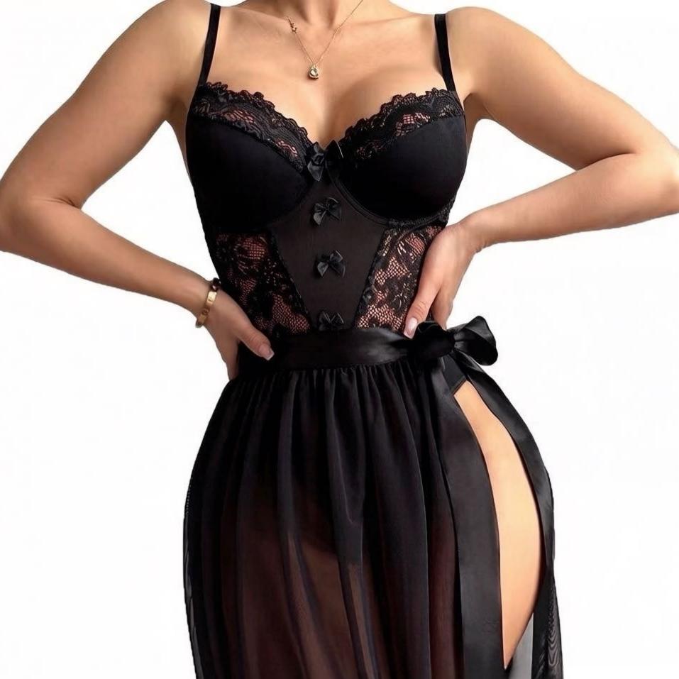 Victorian Lace Corset Chemise Dress