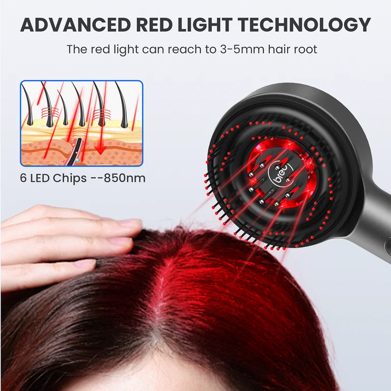 VELISSE Red Light Scalp Massager | 5-Minute Scalp Care