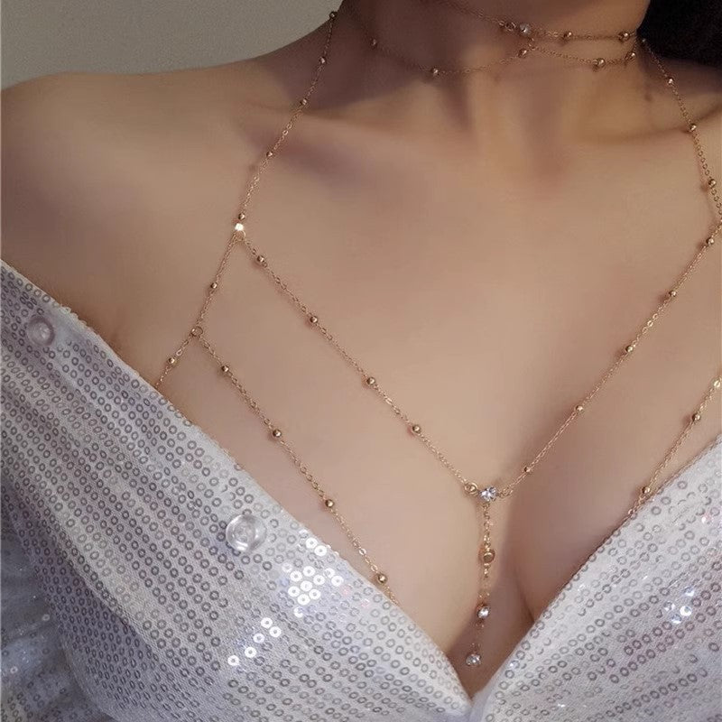 Sexy Chest Necklace Bikini Chain Clavicle Chain