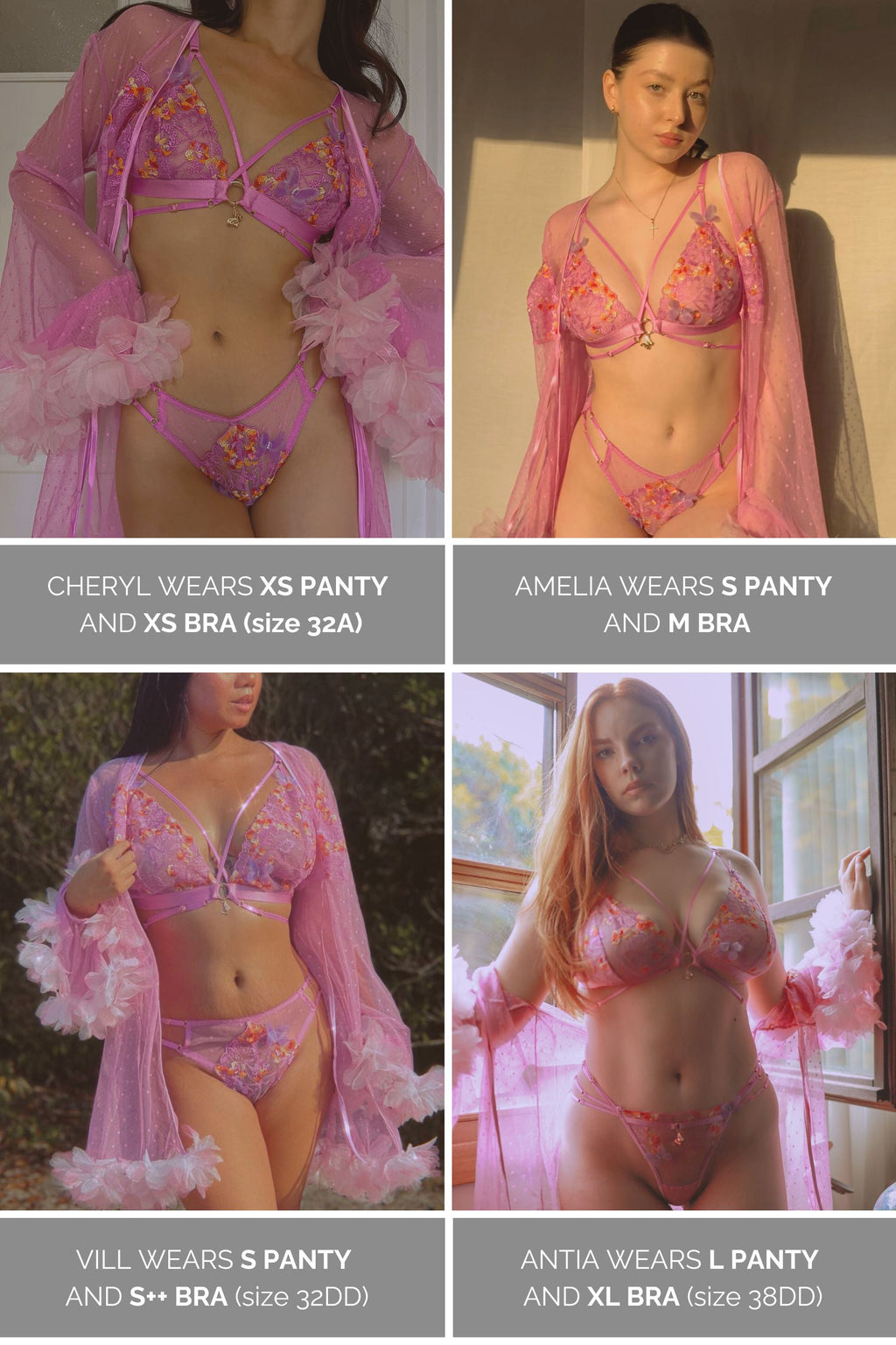 Madame X Pink Full Set (Brief)